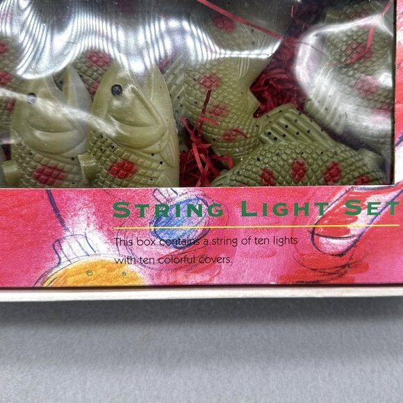 Vintage Trout Fish Blow Molds String Lights Indoor Man Cave Holiday 12" 1997 - Picture 4 of 16